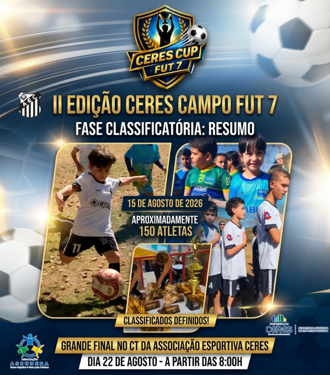 FASE DE ABERTURA DO CERES CUP FUT 7 2ª EDIÇÃO