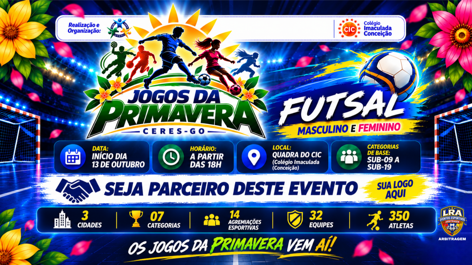 JOGOS DA PRIMAVERA DE CERES ESTÁ DE VOLTA!