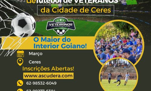 Cartaz Chamada do 18 Campeonato de Veteranos 2026