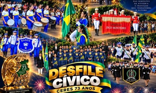 DESFILE CÍVICO CELEBRA OS 73 ANOS DE CERES COM TRADIÇÃO,  CULTURA E EMOÇÃO